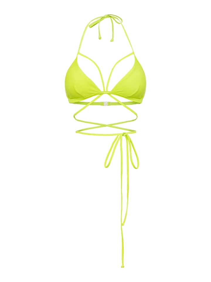 

Верх бикини LSCN BY LASCANA Triangel-Bikini-Top, цвет lime