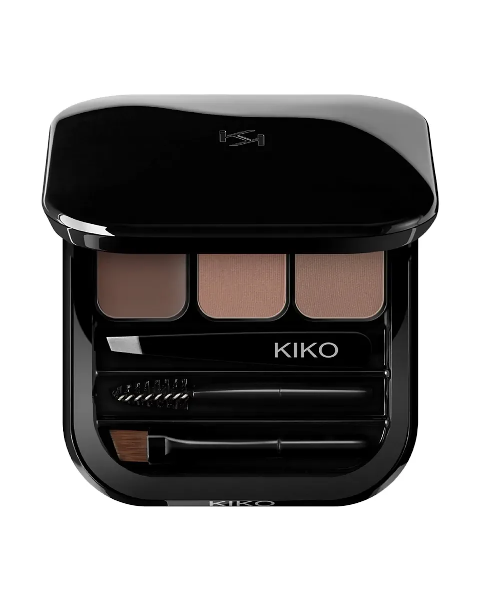 Палетка для бровей Eyebrow Expert Palette Kiko Milano, 02 Brown