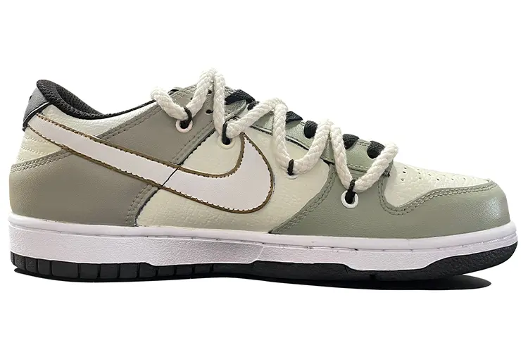 

Кроссовки Nike Dunk Skateboard Shoes Men Low-Top Beige Green