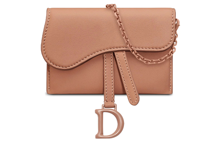 

Сумка-седло из коровьей кожи через плечо клатч на плечо женская светло-коричневая DIOR, Box(Set+Box)