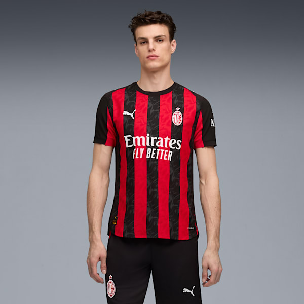 

Мужская футбольная майка Ac Milan '25/'26 Home Authentic Puma, красный
