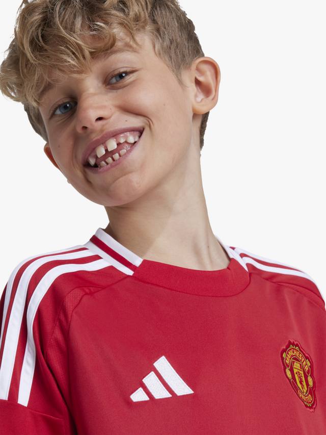 Детская домашняя футболка Manchester United adidas — фото 2