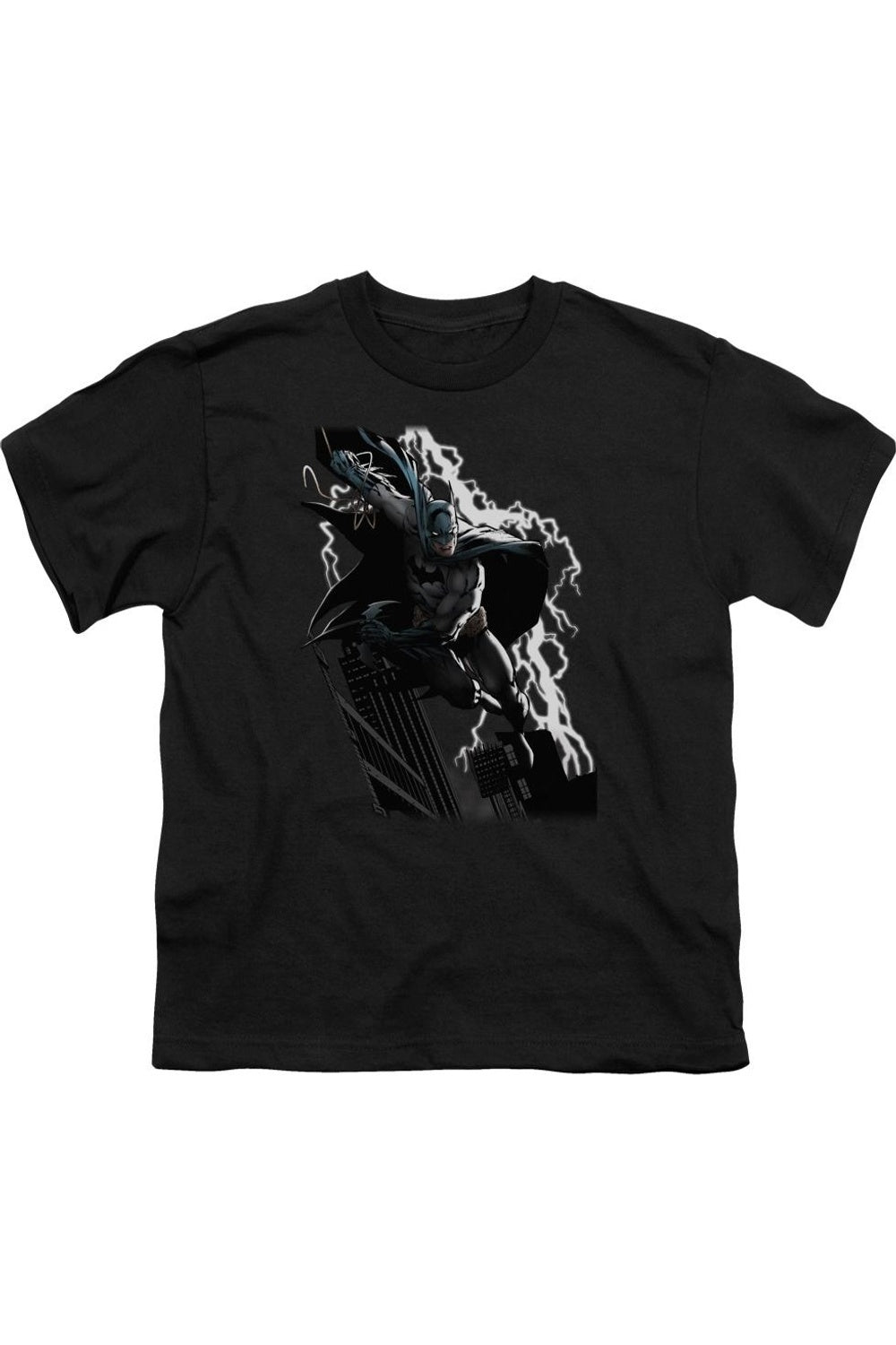 

Футболка с коротким рукавом для подростков "Justice League of America: Удар молнии" Gildan, черный