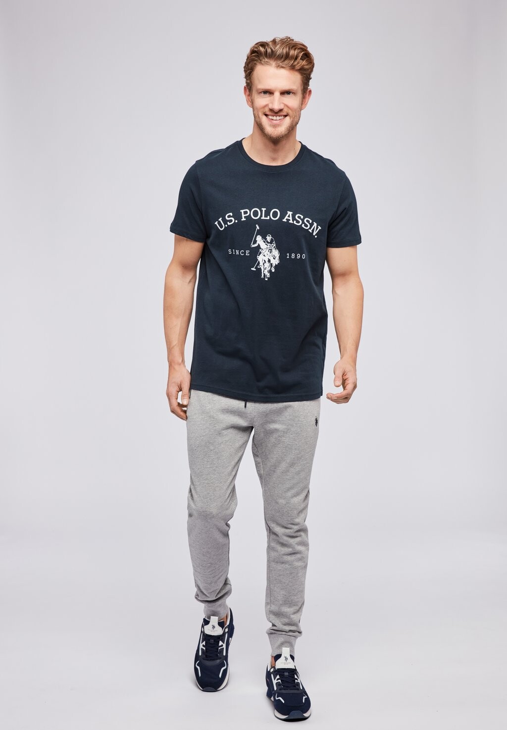 Футболка с принтом Archibald U.S. Polo Assn., цвет dark sapphire — фото 2