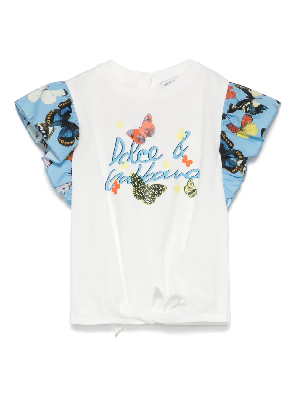 

Футболка с принтом Dolce & Gabbana Kids, белый