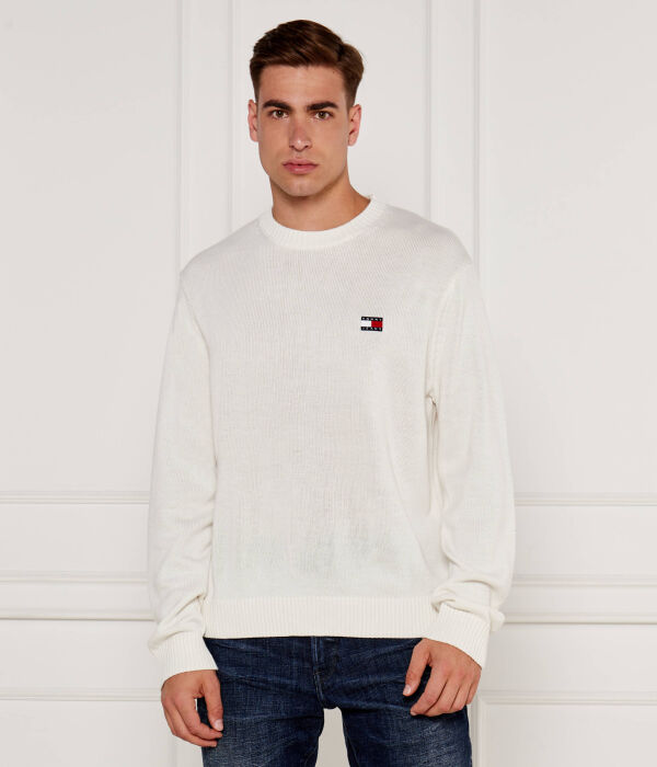 

Свитер Regular fit Tommy Jeans, белый