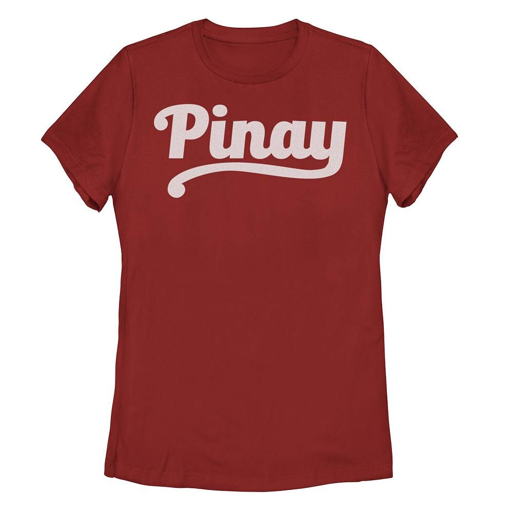 

Футболка с надписью Pinay для юниоров, красный
