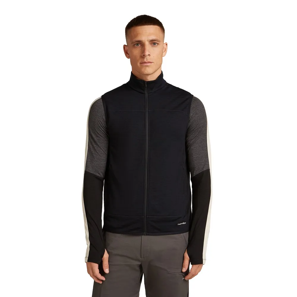 

Жилет Icebreaker Merino Blend 300 RealFleece Descender, черный