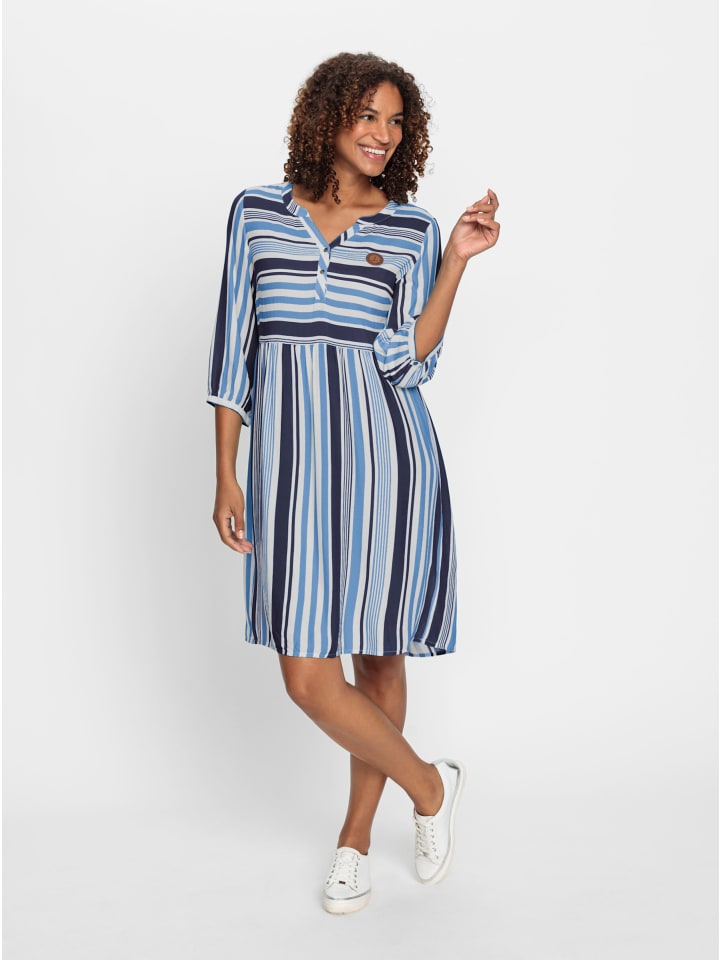 

Платье с принтом в темно-синюю и небесно-голубую полоску WITT WEIDEN