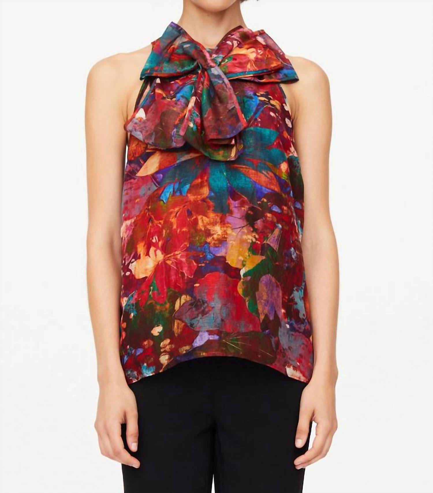 

Топ Indira с принтом Lotus Marie Oliver, цвет lotus print