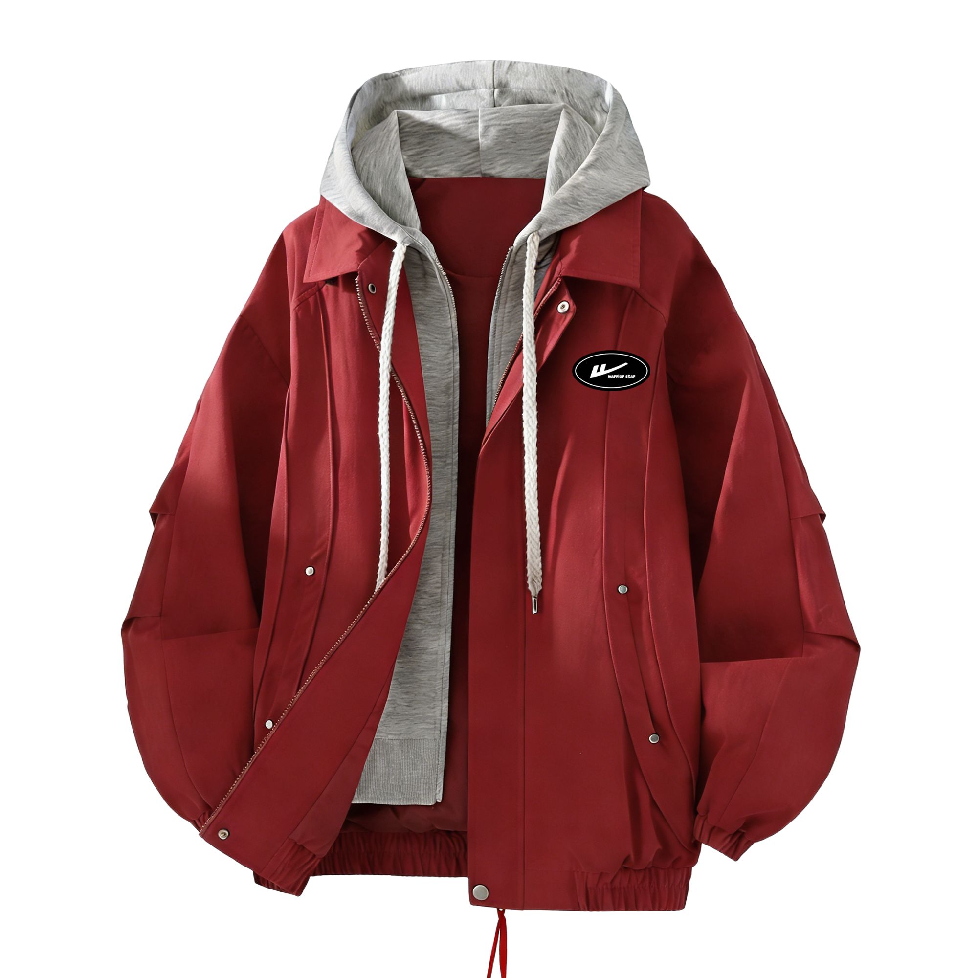 

Куртка и пальто Unisex из коллекции Riding The Wind WARRIOR, burgundy (diy badge)