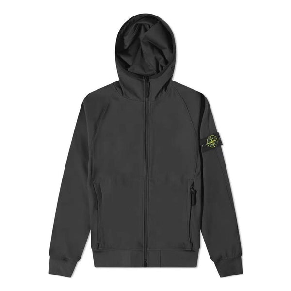 

Куртка light soft shell jacket 'black' Stone Island, черный