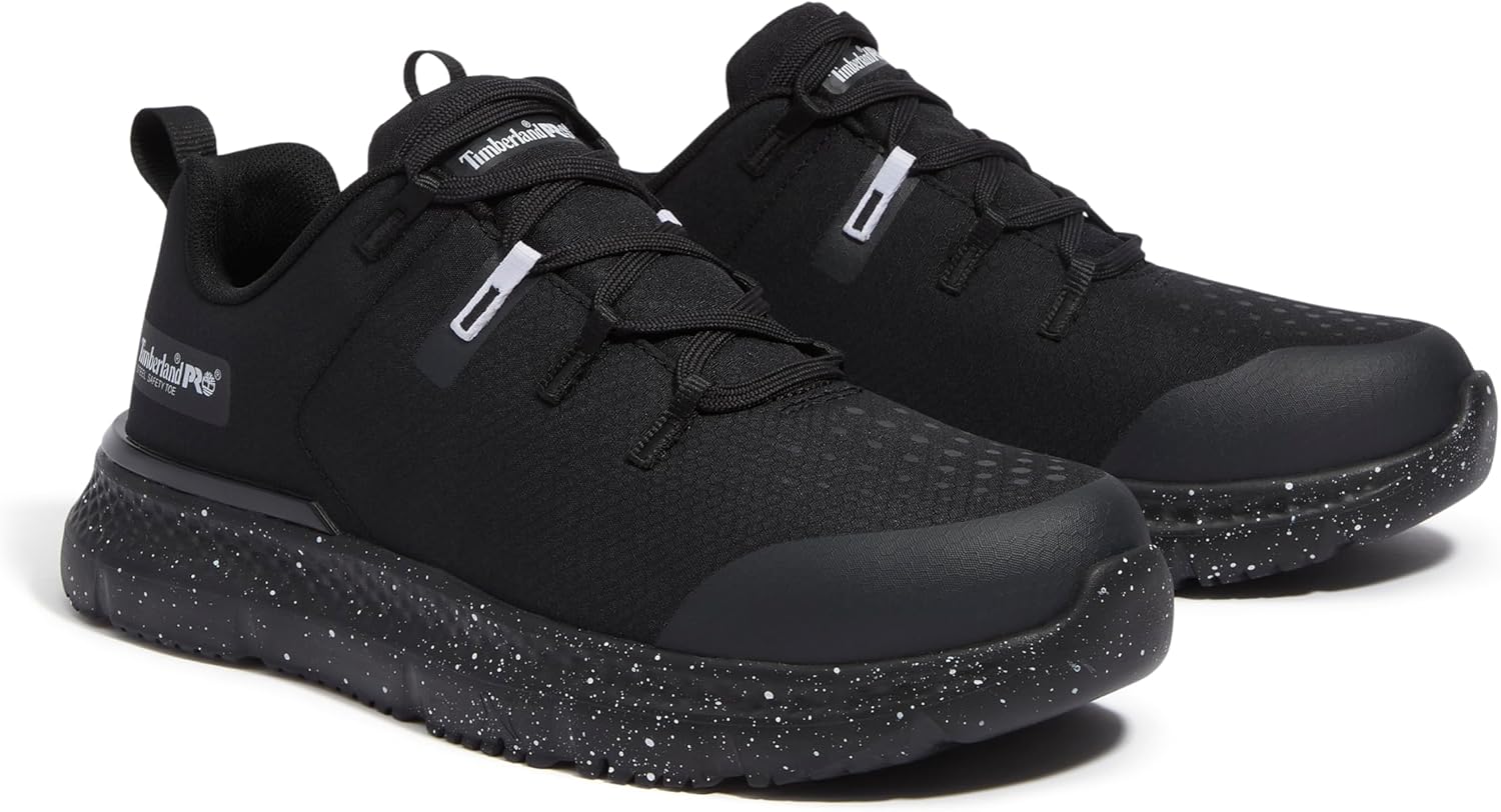 Timberland PRO мужские рабочие кроссовки Intercept со стальным мыском, Black/White — фото 2