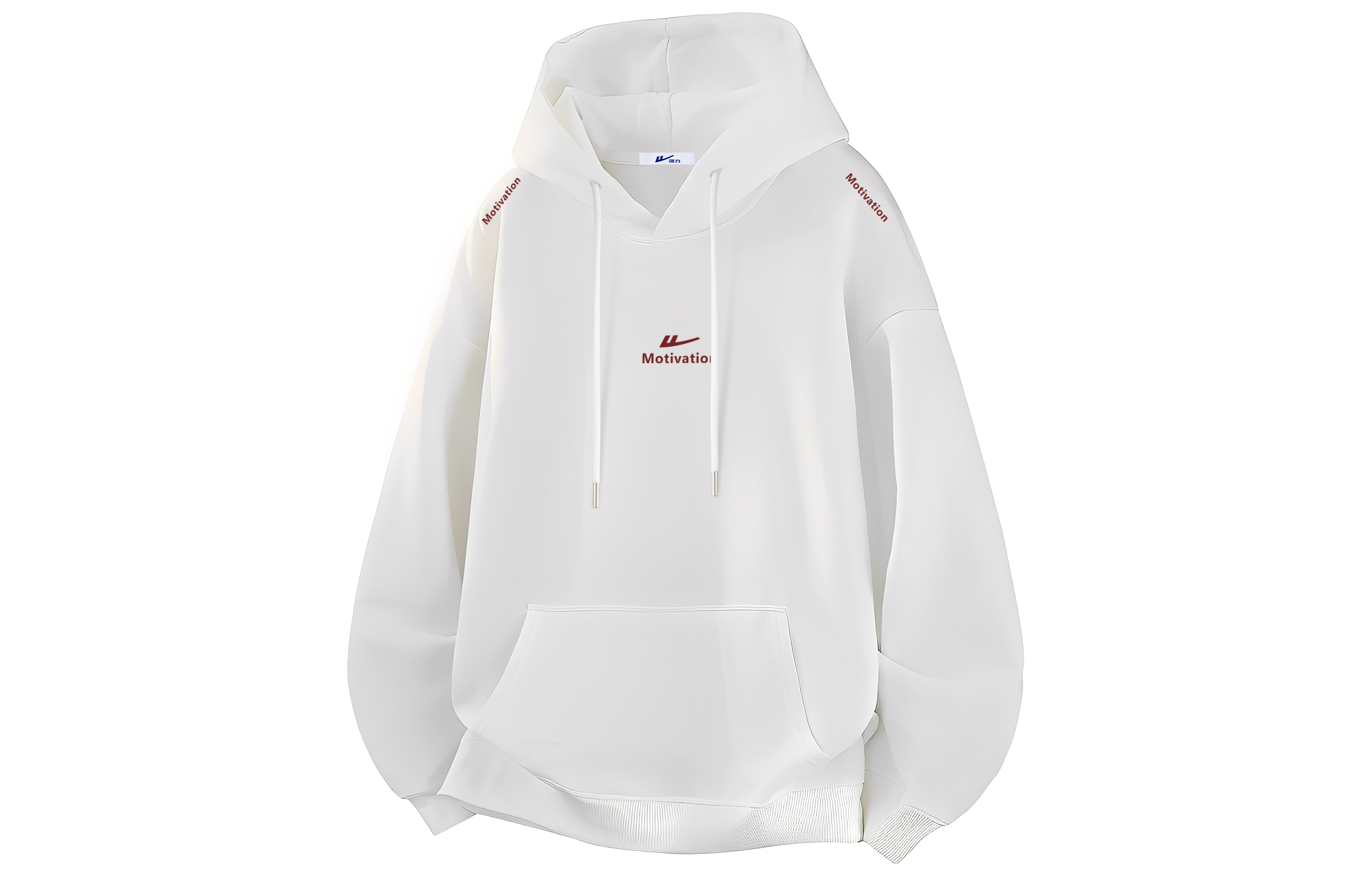 

Толстовка Unisex Hooded Thickened Regular WARRIOR, белый [fleece-lined]