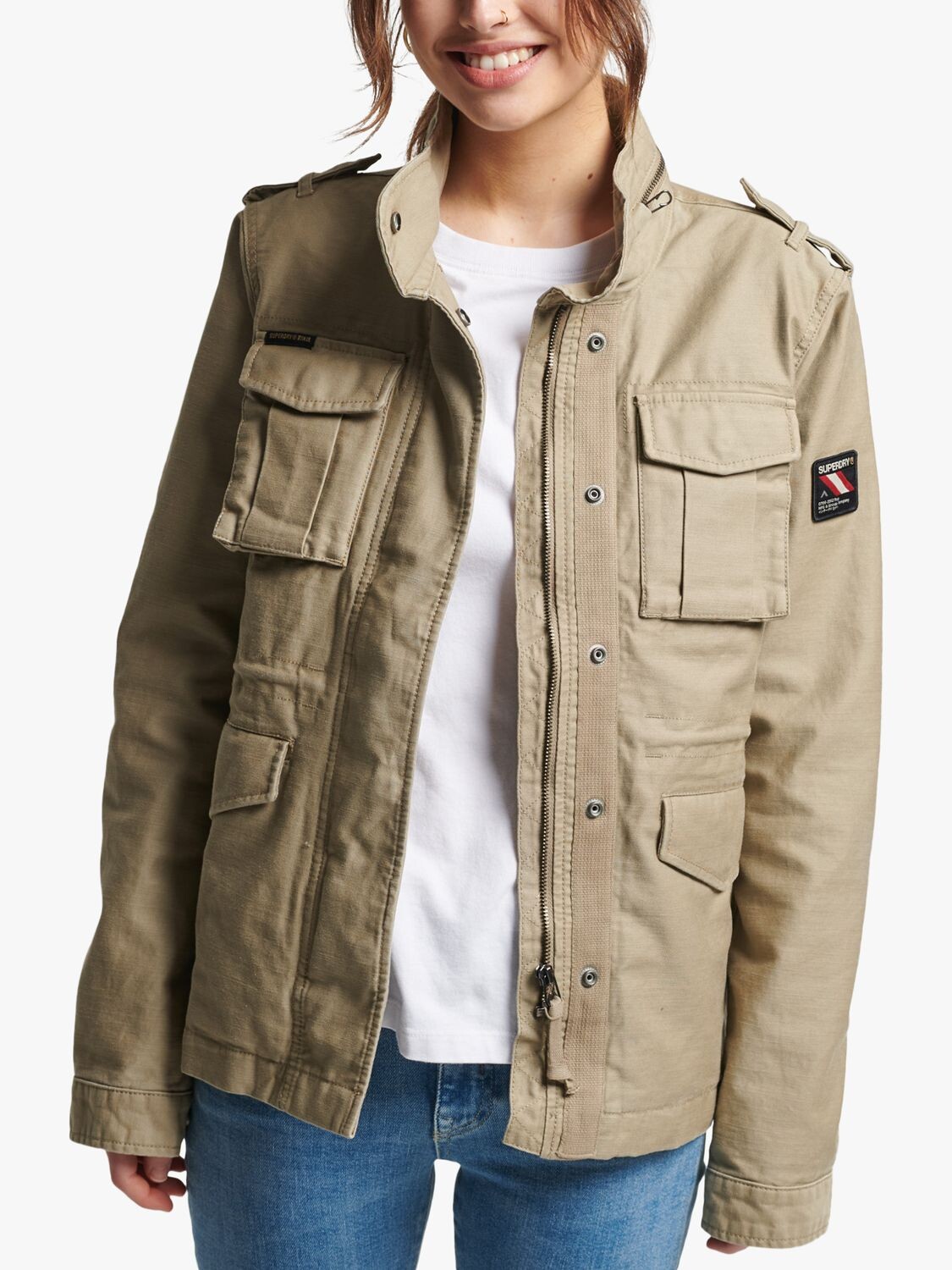 

Куртка Superdry Vintage M65, цвет Canyon Sand