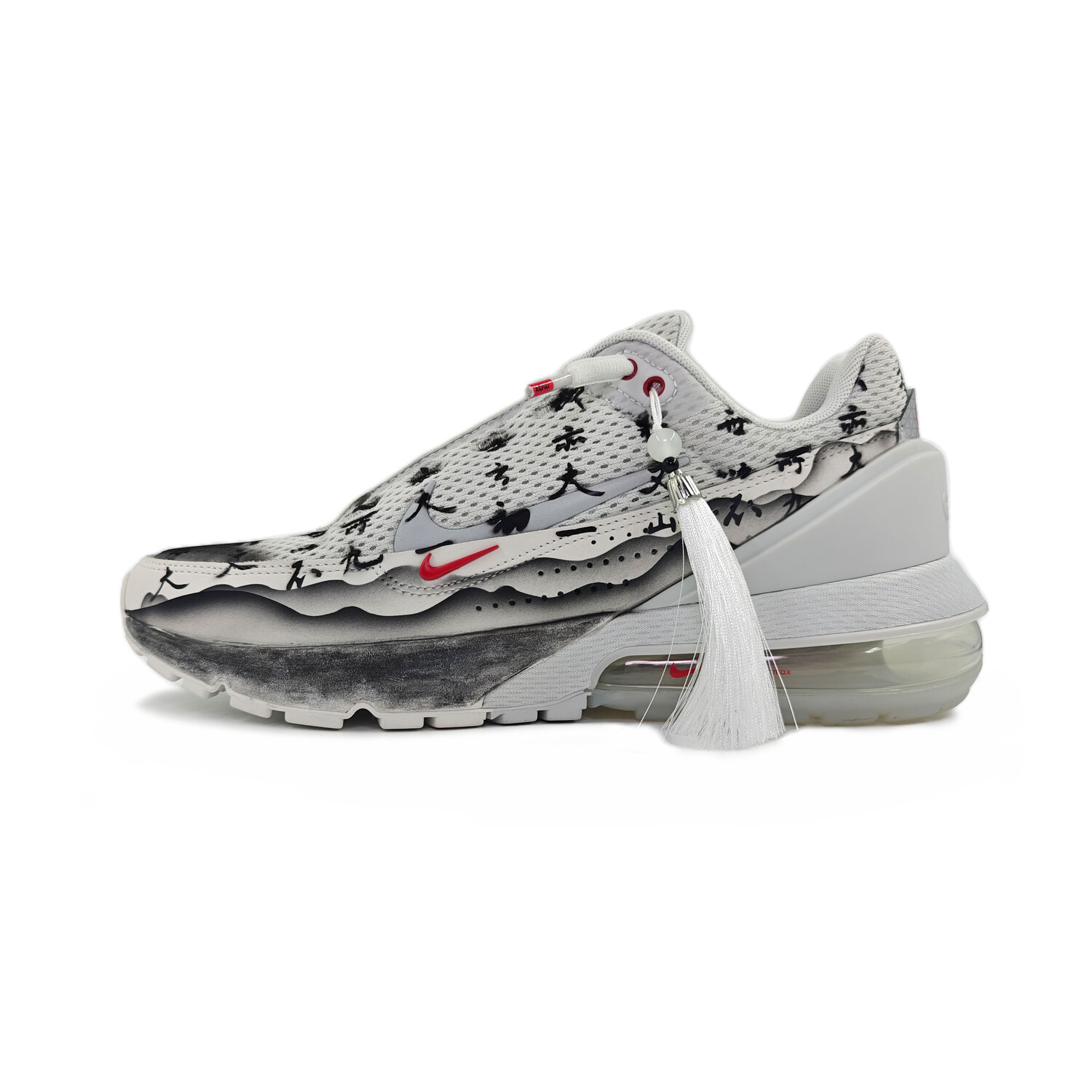 

Кроссовки Nike Air Max Pulse Lifestyle Shoes Men Low-top Black/white/red/gray, светло-серый