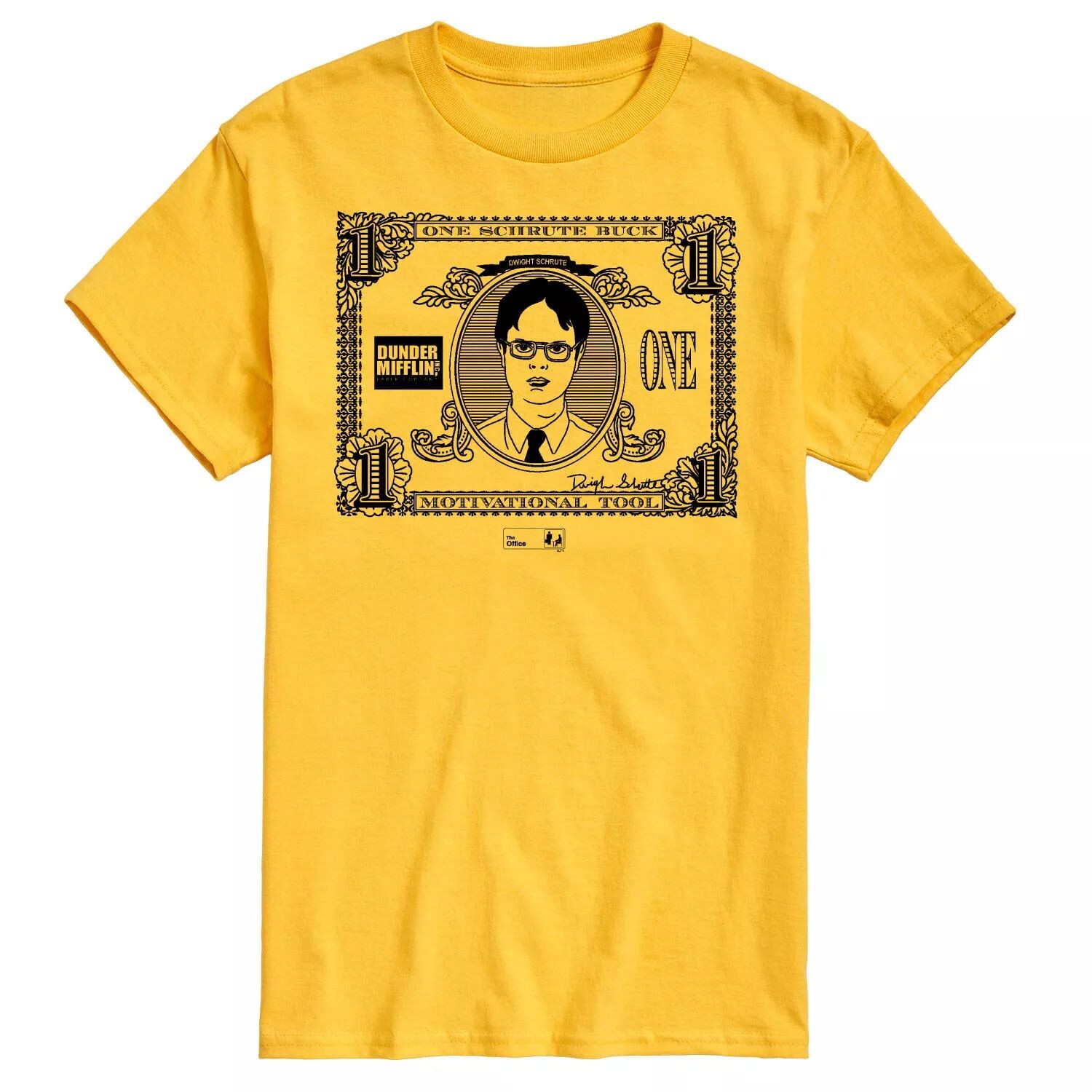 

Мужская футболка The Office One Schrute Buck Licensed Character