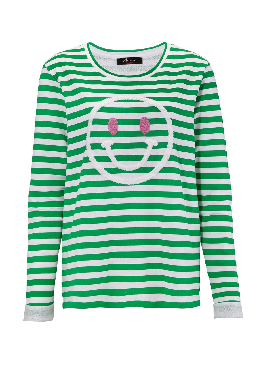 

Свитер Aniston CASUAL Sweatshirt, цвет green/white