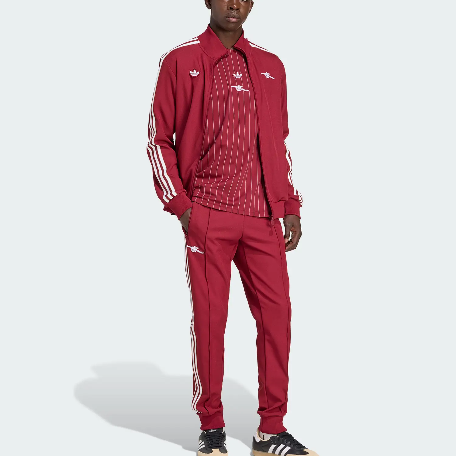 Футболка SS25 Arsenal Terrace Icons унисекс Adidas Originals, красный — фото 3