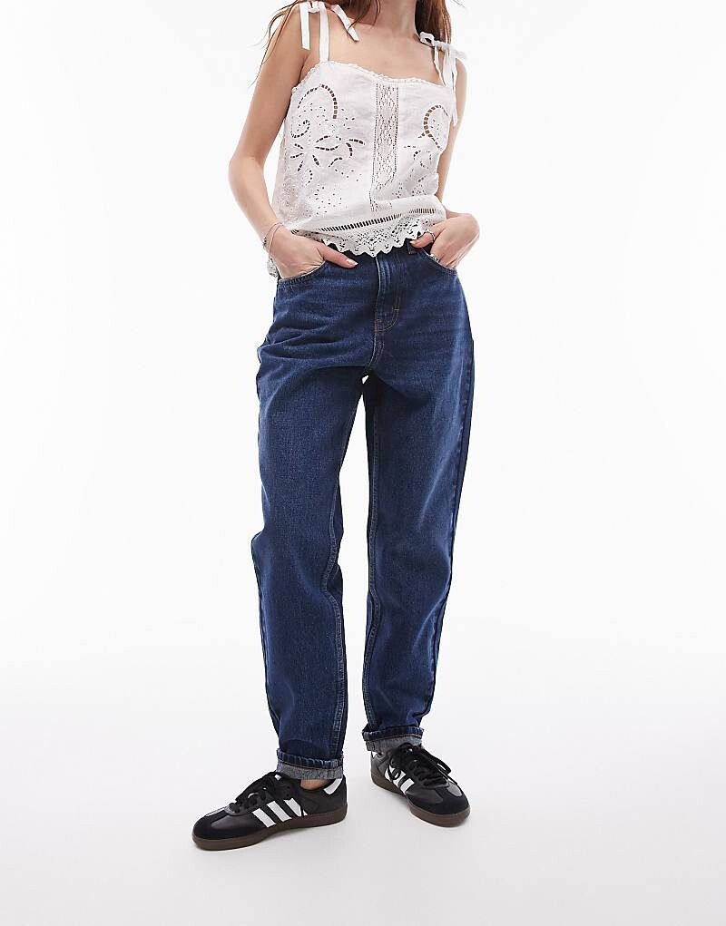 

Topshop – Original – Синие джинсы кроя мамы