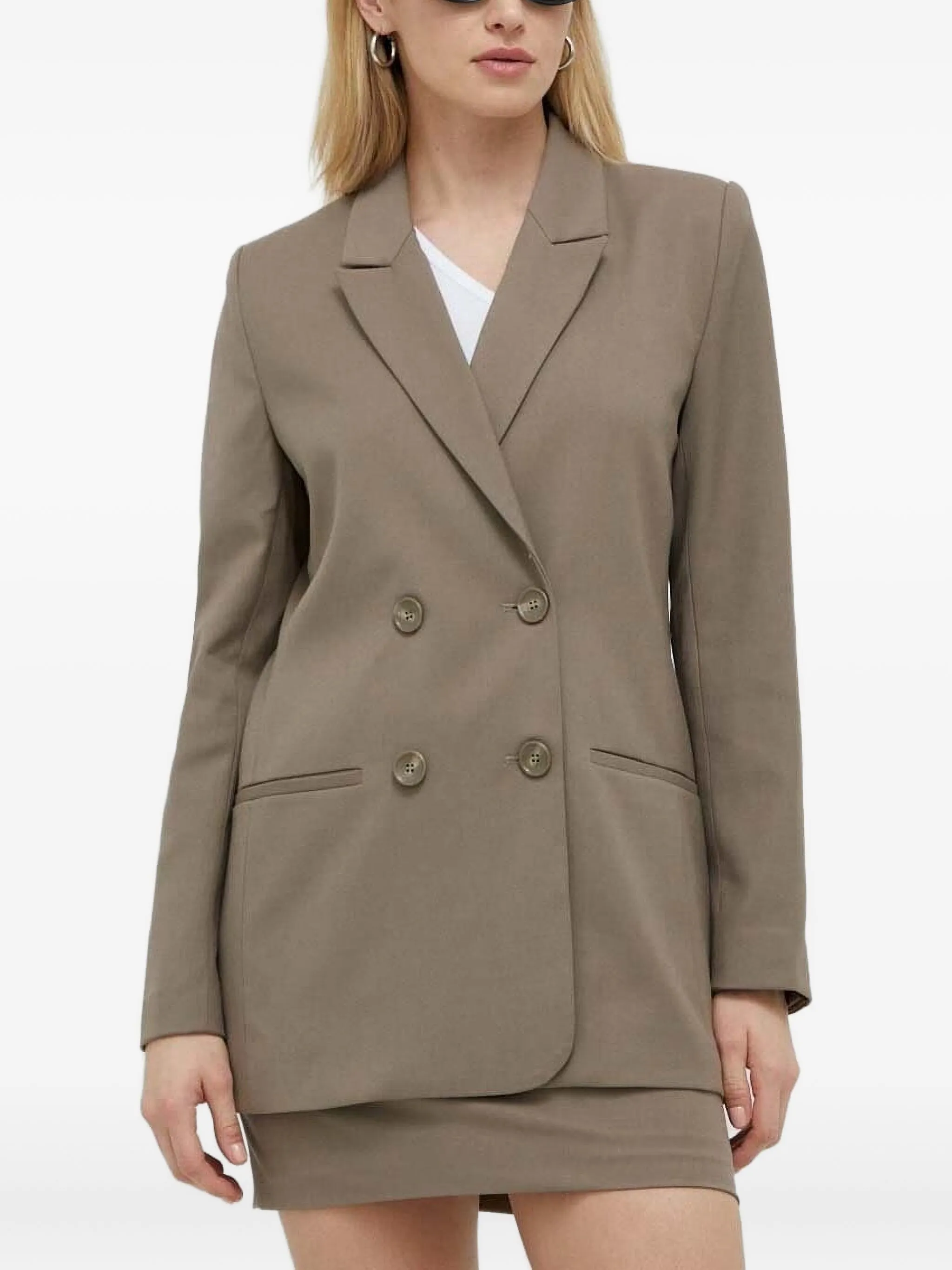 

Двубортный пиджак Gestuz, зеленый