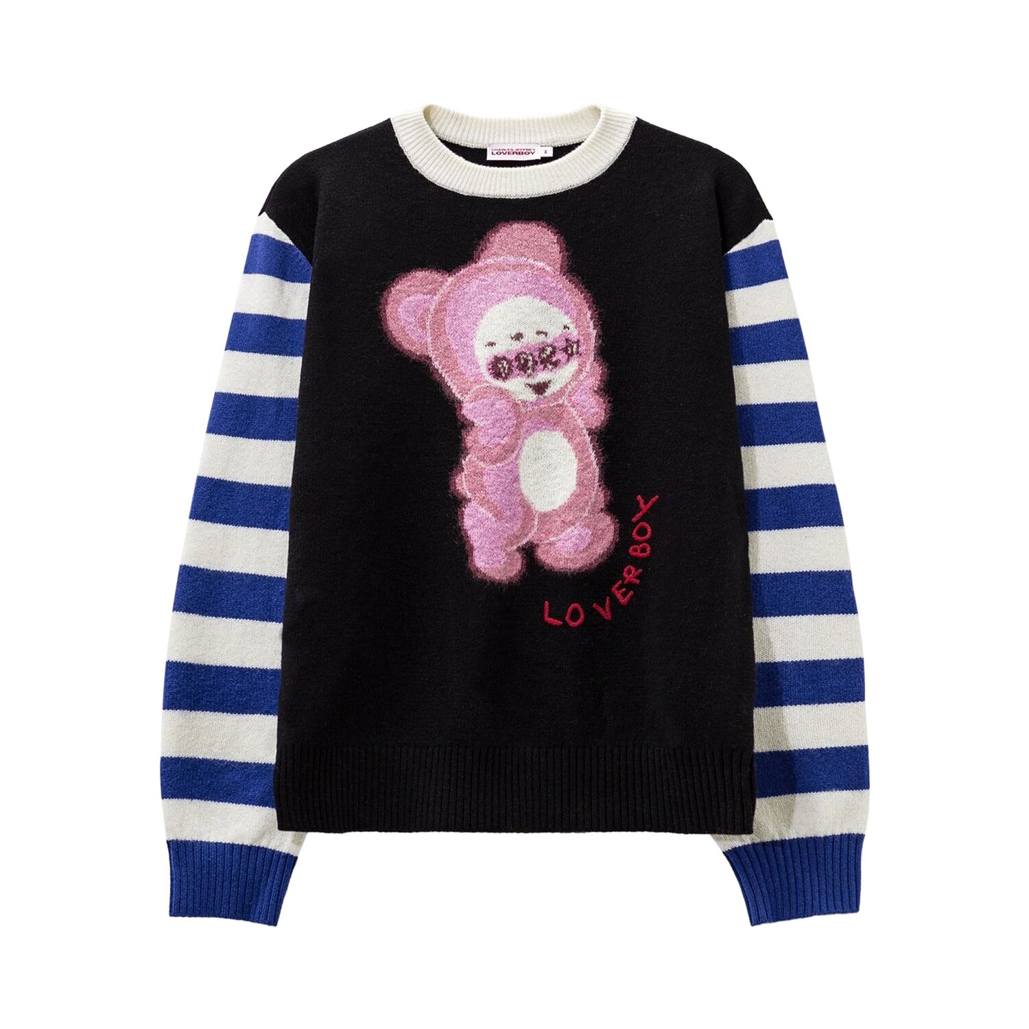 

Джемпер Charles Jeffrey Loverboy Cute Gromlin, цвет Черный/Синий/Экрю