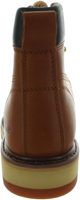 Ботинки Cactus Men’s 627MS с 15 см верхом, стальным носком, мокасиновой моделью, высокой гибкостью, подошвой из полиуретана и резины с двухслойной конструкцией, стальной носок Cactus Work Boots, коричневый — фото 4
