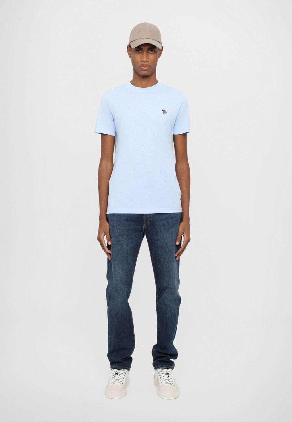 

Базовая футболка MENS SLIM FIT ZEBRA PS Paul Smith, светло-голубой