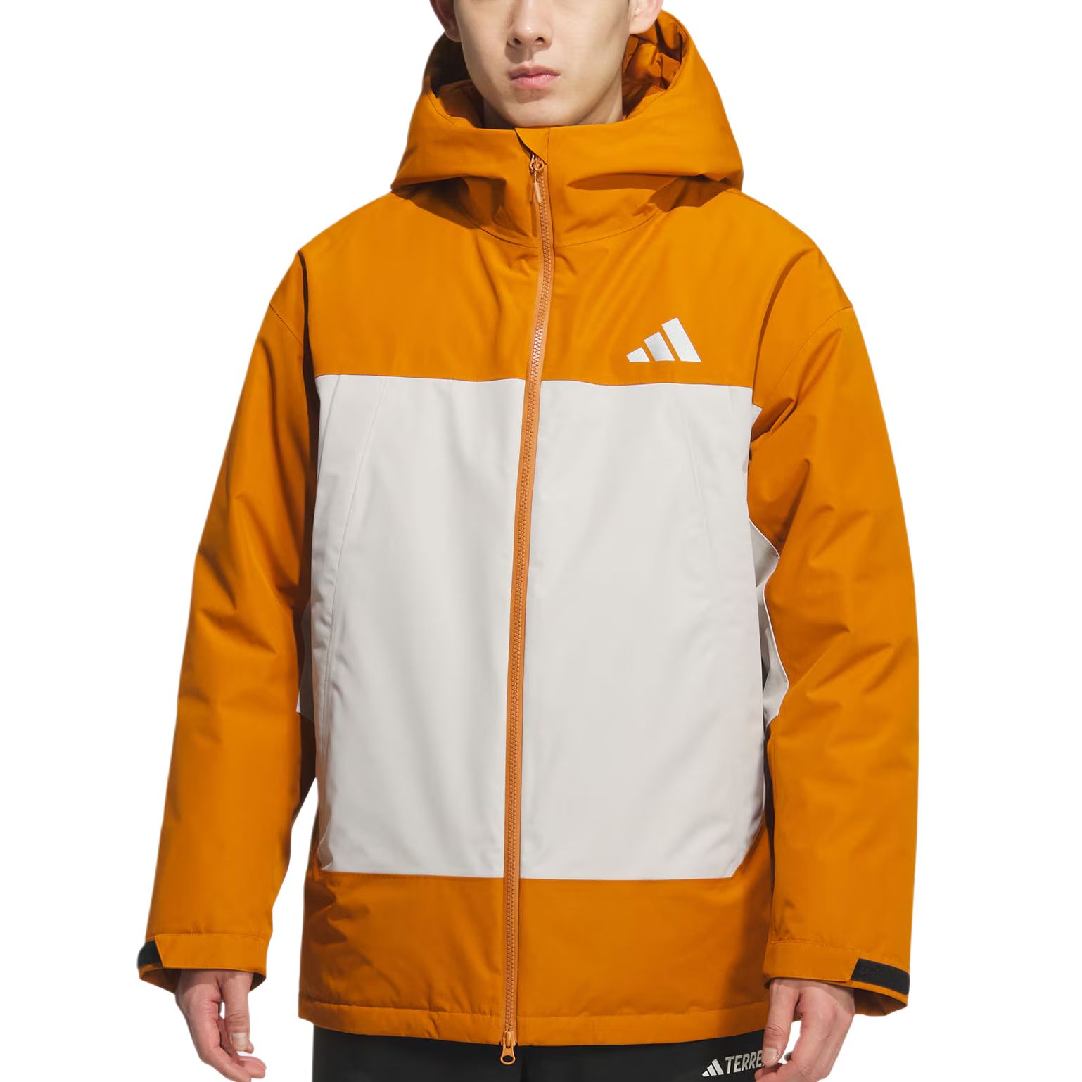 

Куртка ветровка unisex Terre FW25 для походов waterproof, windproof, устойчивая к истиранию, термо Adidas, коричневый