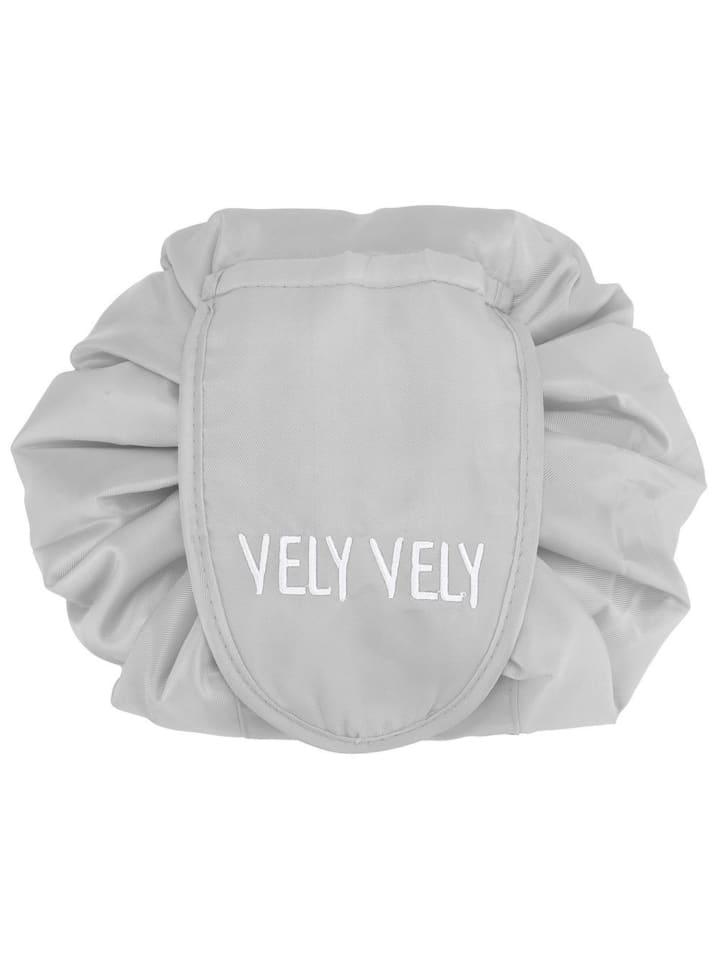 

Intirilife Косметичка One Step с завязками, светло-серого цвета