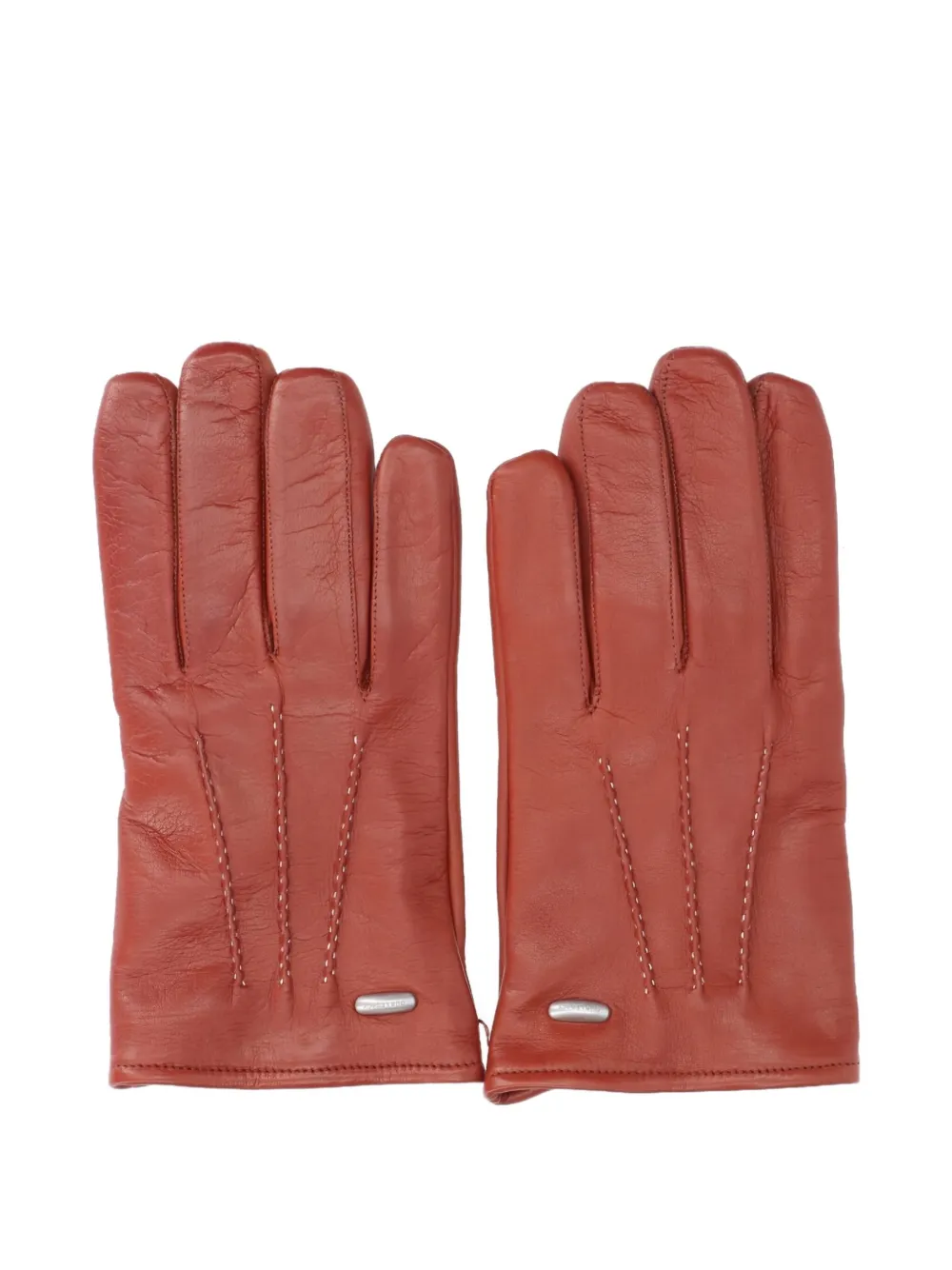 

Перчатки с декоративной строчкой Our Legacy, красный