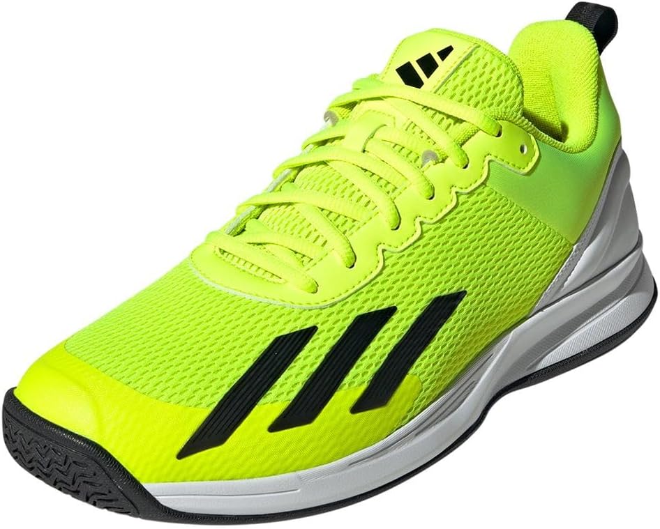 

Мужские гимнастические кроссовки adidas Courtflash Speed, белый/черный/желтый