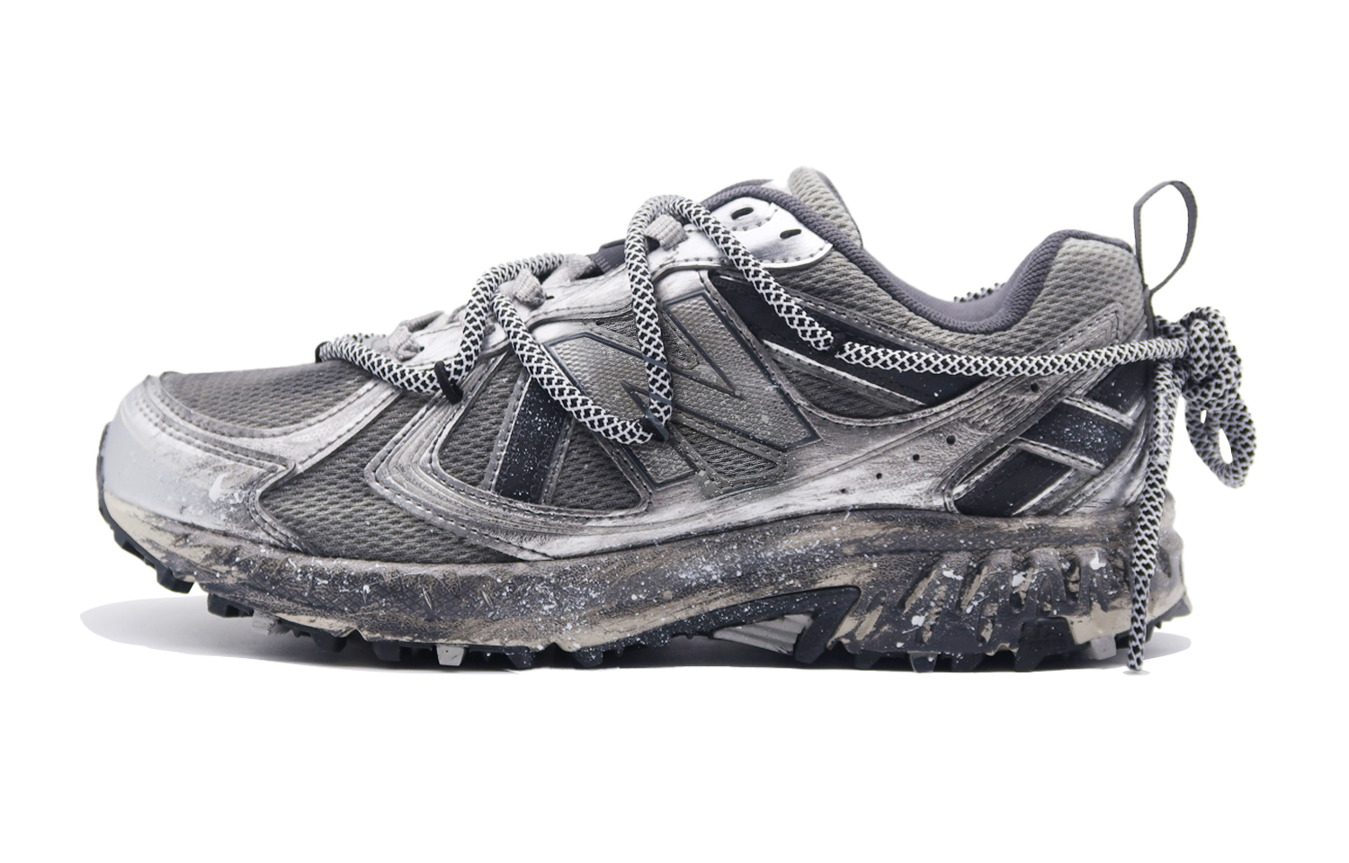 

New Balance NB 410 амортизирующие дышащие низкие повседневные кроссовки для бега unisex silver black