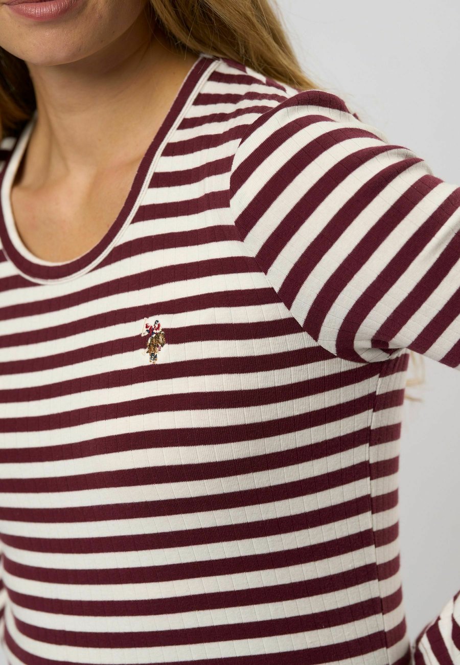 Топ U.S. Polo Assn. CARLOTTA, Tawny Port/Bordeaux — фото 4