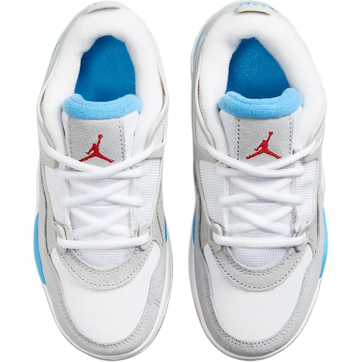 Jordan Air 4 амортизация, износостойкие низкие кеды White Kids' — фото 4