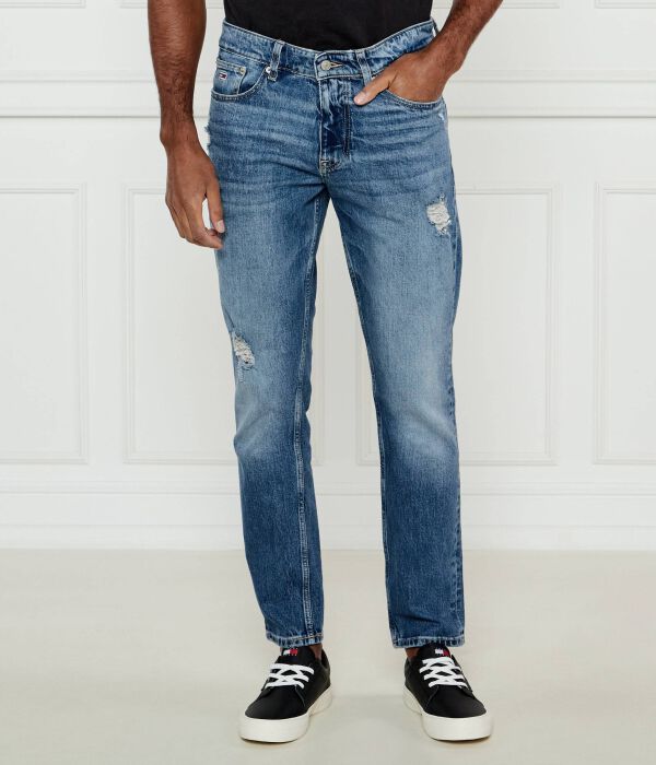 

Джинсы мужские Tommy Jeans с эффектом потертости, синий
