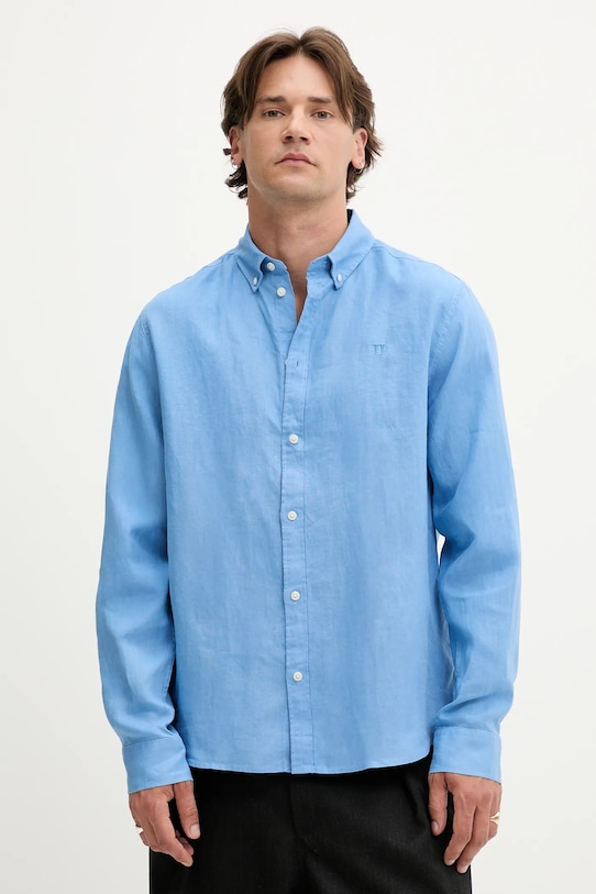 

Льняная рубашка Konrad Les Deux, фиолетовый