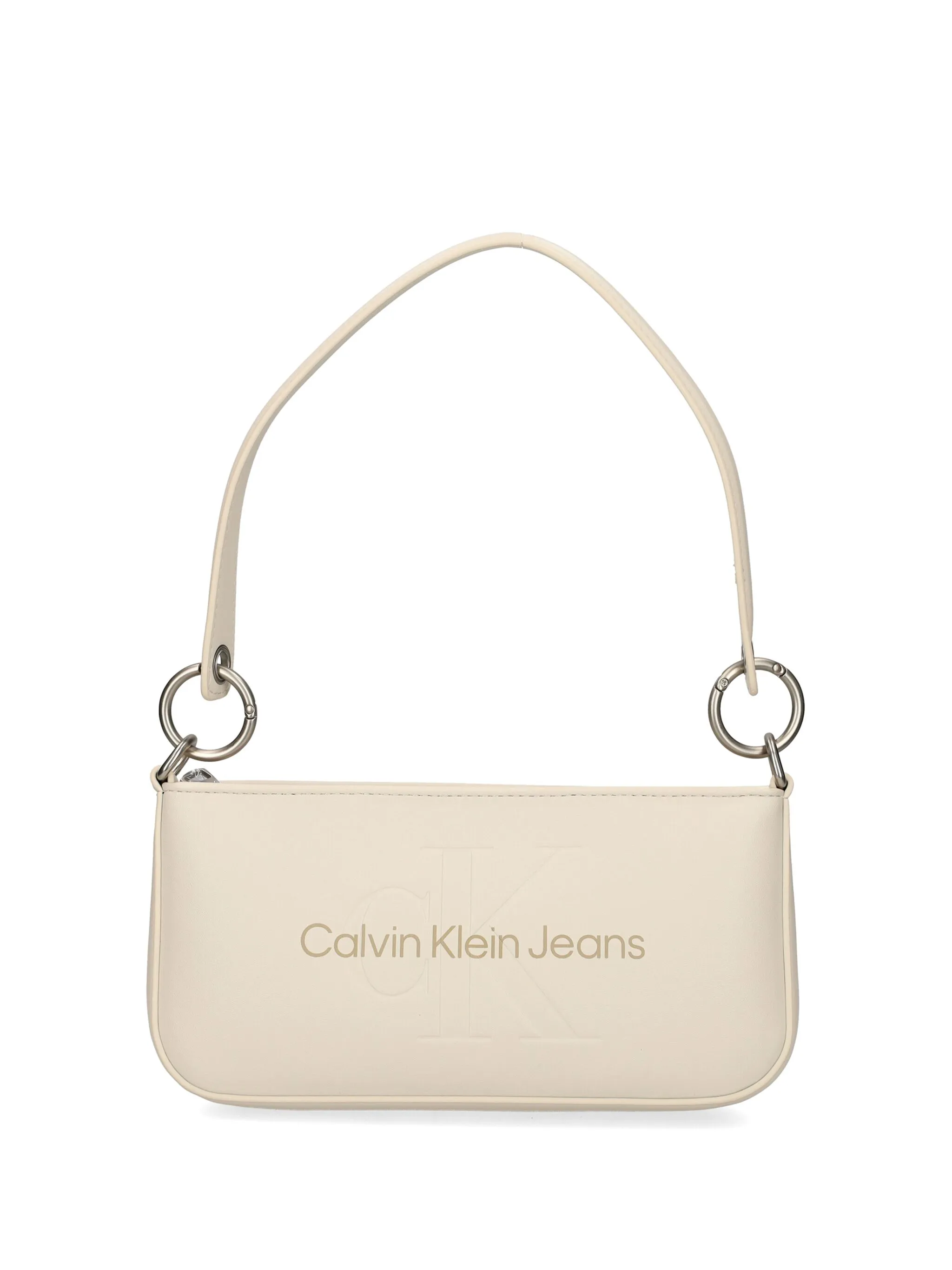 

Сумка на плечо с логотипом Calvin Klein Jeans, кремовый