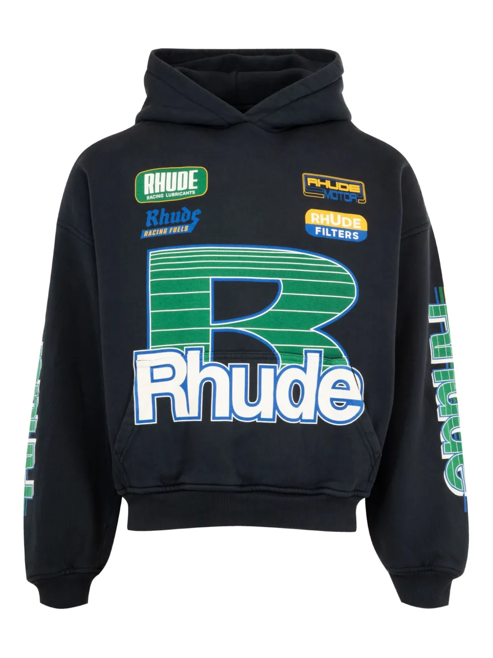 

Худи с логотипом RHUDE, черный