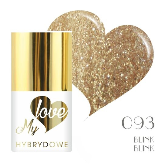 

Гибридный лак для ногтей Mylove UV/Led Blink Blink 093, SUNFLOWER
