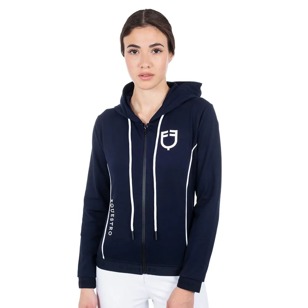 

Толстовка Equestro Interlock full zip, синий