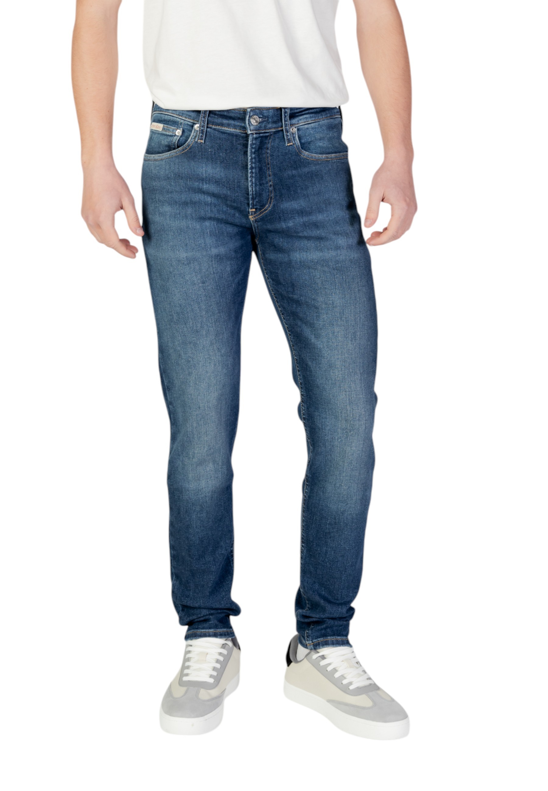 

Джинсы Calvin Klein Jeans с эффектом потертости, синий