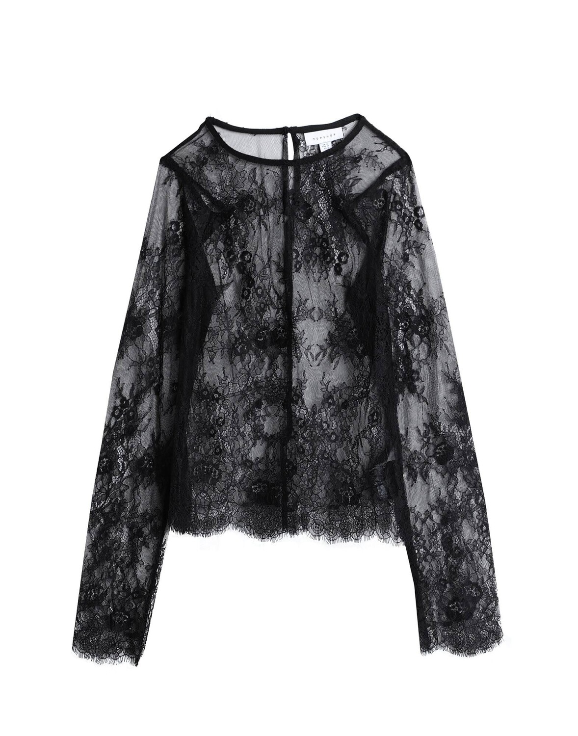 

Топ Topshop, черный