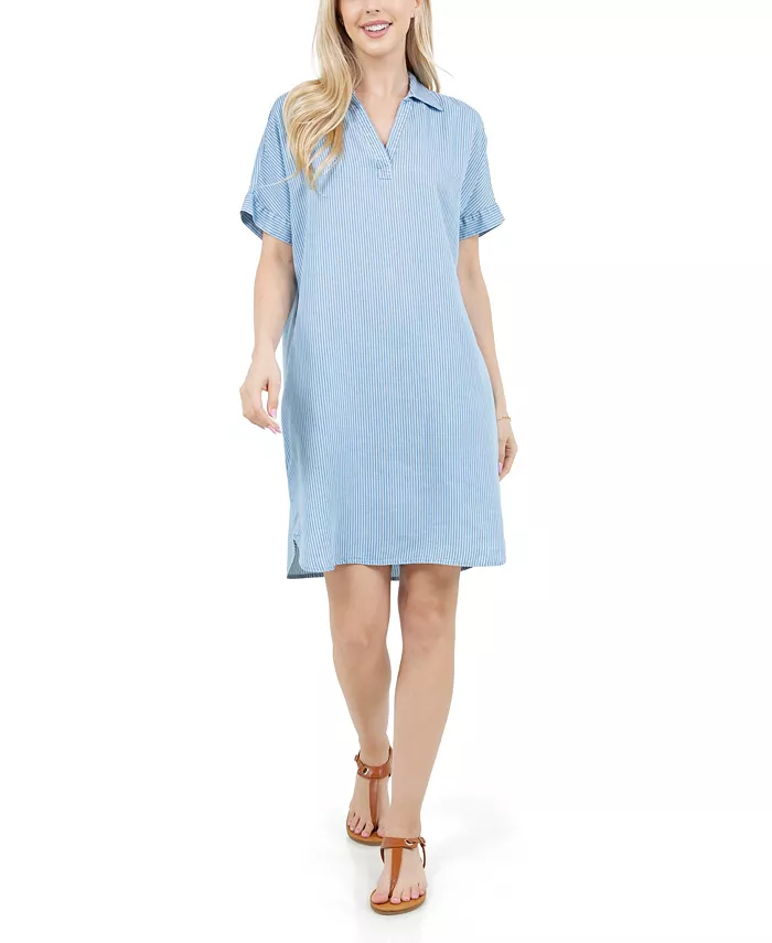 

Женское платье с воротником и короткими рукавами Fever, мультиколор