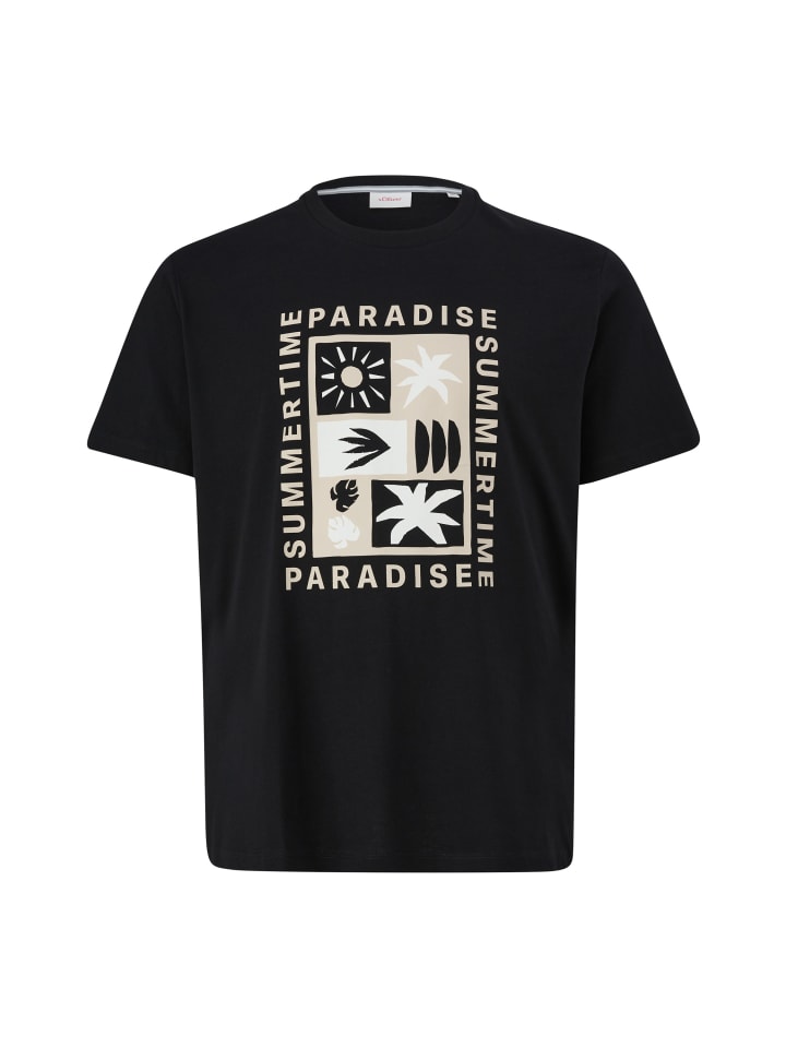 

s.Oliver Футболка 99D2_черного цвета, Черный, s.Oliver Футболка 99D2_черного цвета