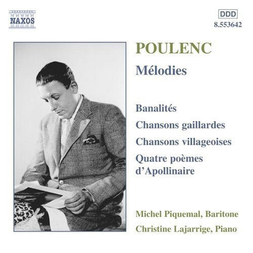 

CD диск Poulenc / Piquemal / Lajarrige: Melodies: Banalites / Montparnasse / Rosamonde