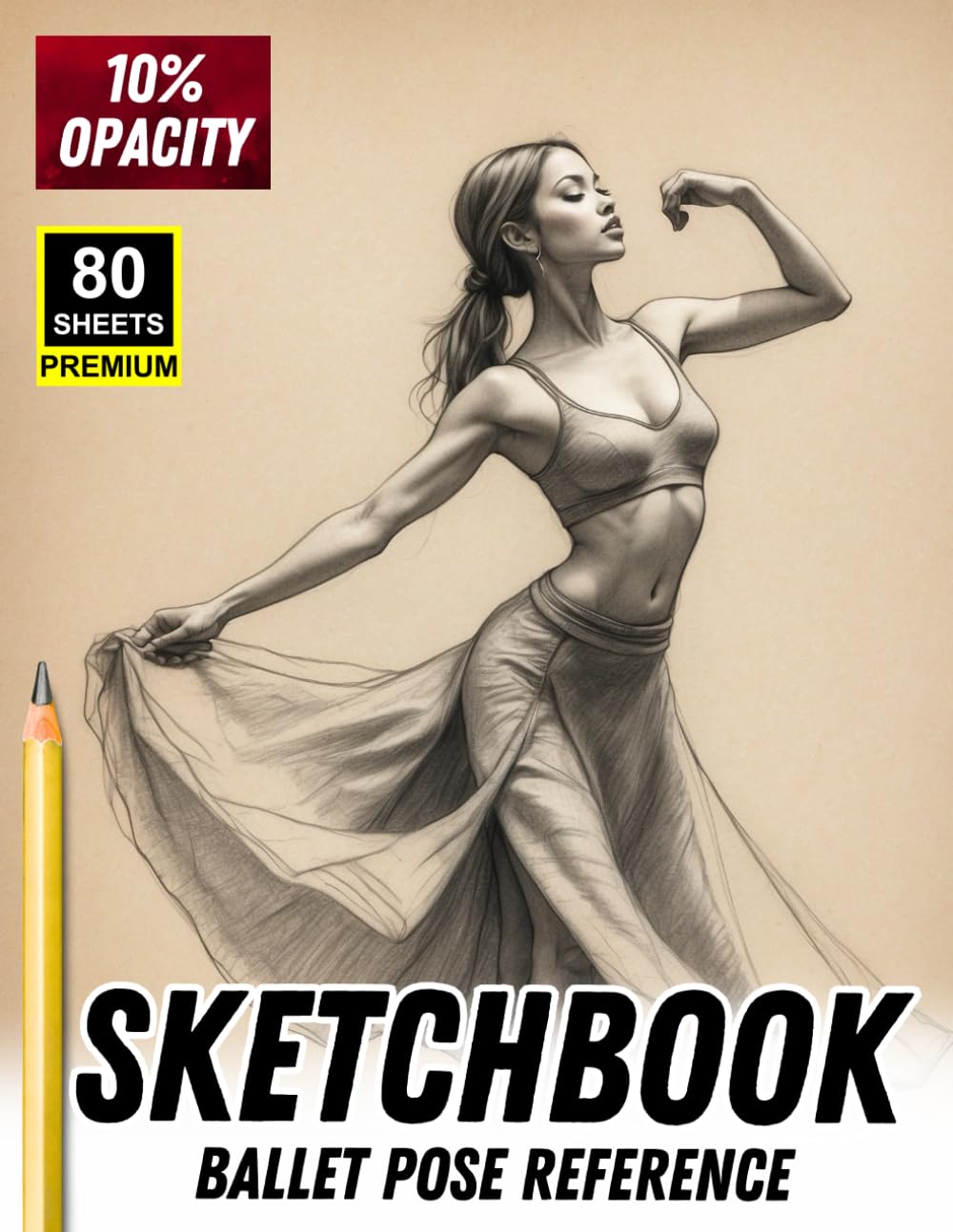 

Sketchbook: Ballet Pose Reference - 80 Premium Sheets for Tracing, Drawing & Practice (10% Opacity Images): A professional ballet-themed tracing ... poses at 10% opacity - perfect for artists (Independently published)