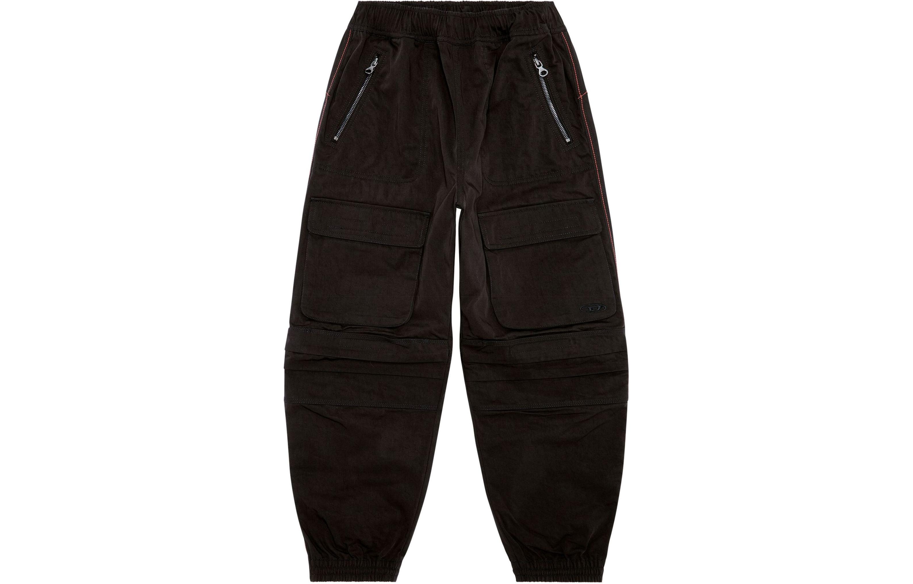 

Брюки Mirt с карманами cargo и сужением DIESEL, черный