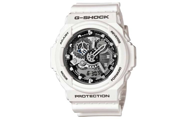 

Мужские молодежные часы 55 мм белые GA-300-7A CASIO