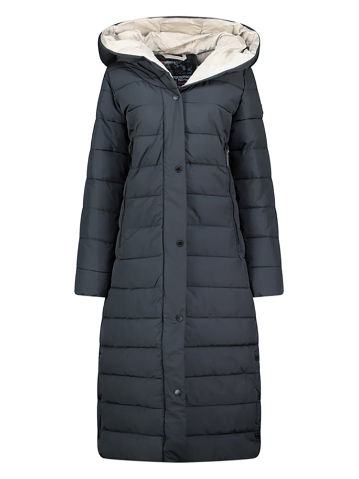 

Стеганое пальто Констанция темно-синего цвета Geographical Norway